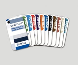 Kastas stellt seinen Kunden die SmartSeal®-Materialfarb- und Eigenschaftskarte vor